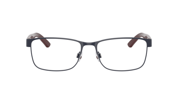 Polo Ralph Lauren Men's Rectangle Eyeglasses, PH1157 - Shiny Navy Blue