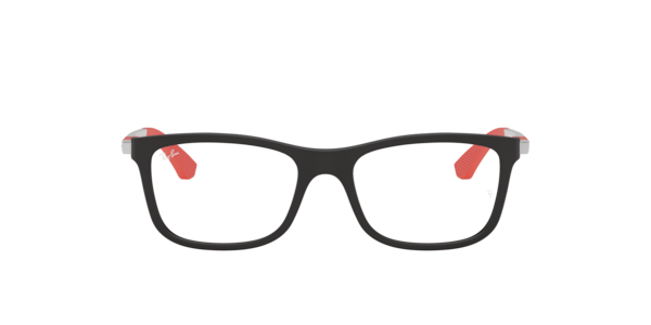 Ray-Ban Rb1549 Optics Kids Eyeglasses Silver Frame Clear Lenses Polarized 46-16